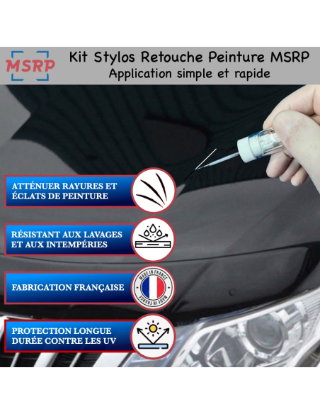 Kit Stylo Retouche Peinture Msrp Renault Cnf Brun Ardent