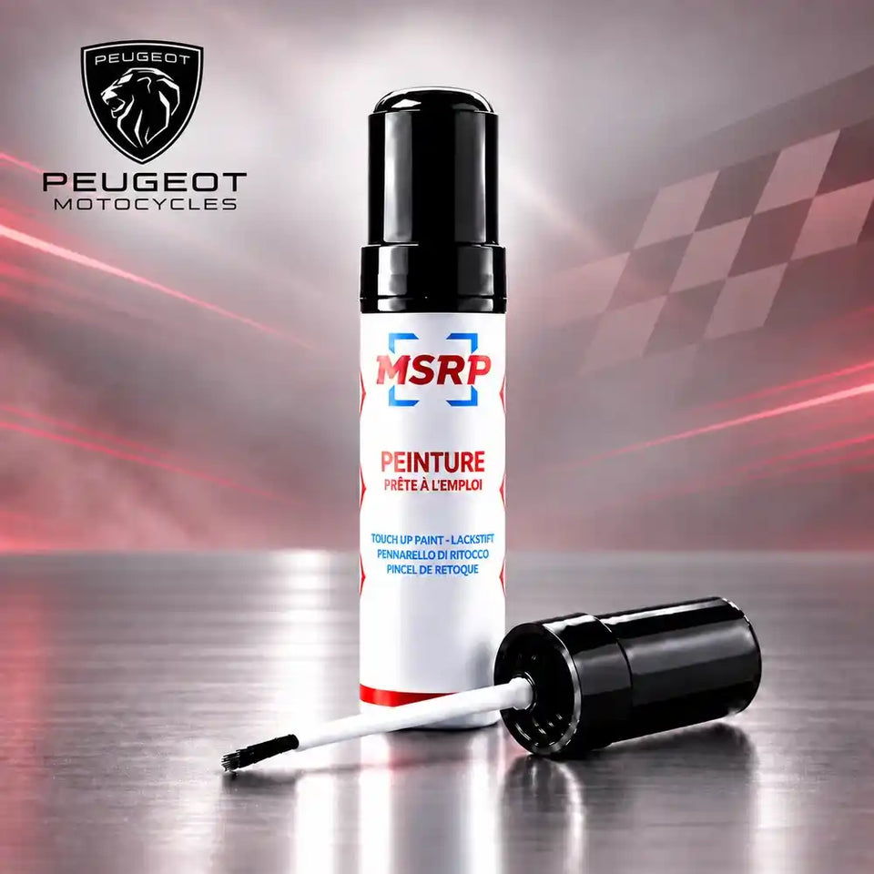 Stylo retouche peinture MSRP pour moto Peugeot