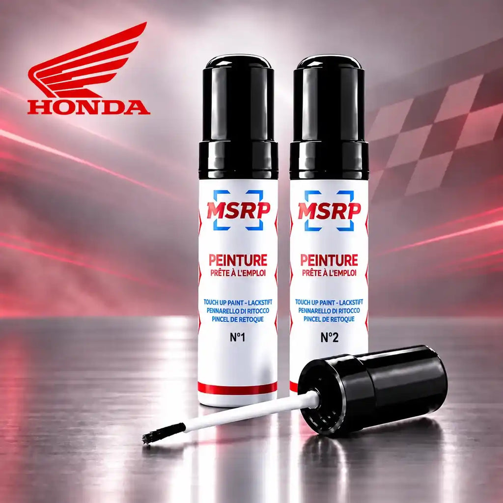 Stylos de retouche peinture double couche MSRP pour moto Honda R275M Candy Ambassador Red