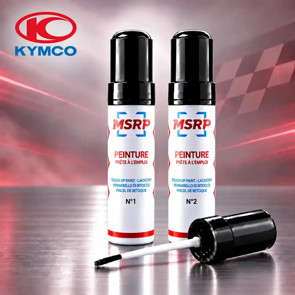 Stylos de retouche peinture double couche MSRP pour moto Kymco H070 Rosso Pearl