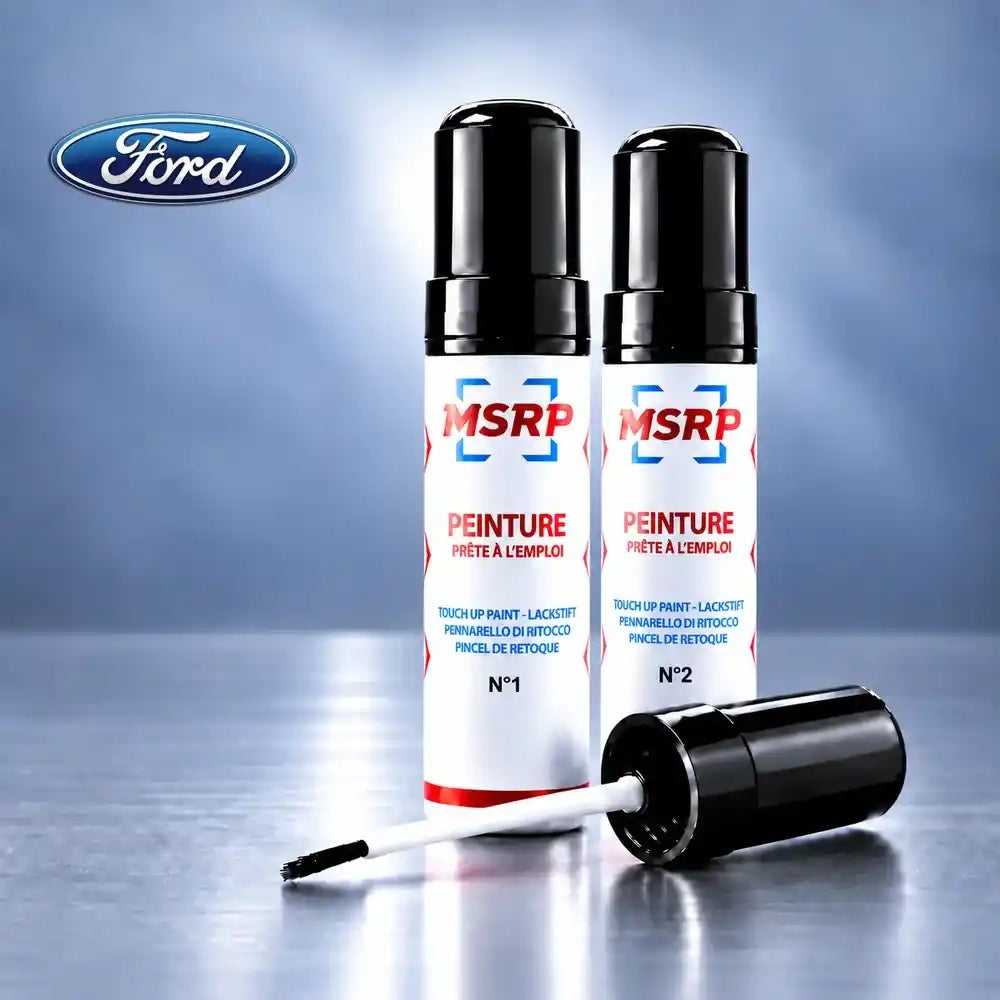 Stylos de retouche peinture double couche MSRP pour Ford 25 Satin Silver