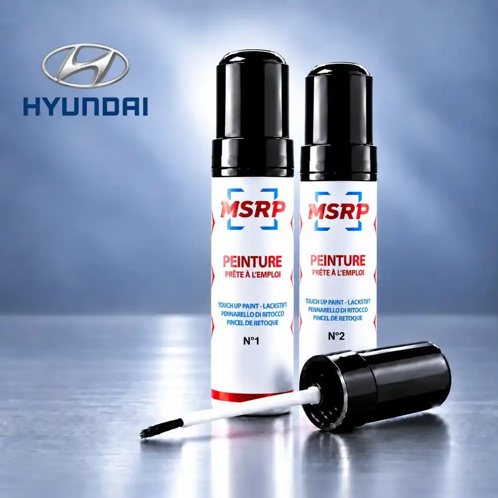 Stylos de retouche peinture double couche MSRP pour Hyundai RB5 Timeless Black