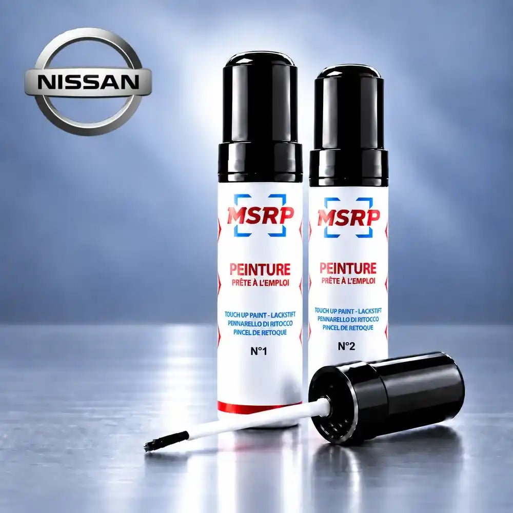 Stylos de retouche peinture double couche MSRP pour Nissan Q11 Pearl White