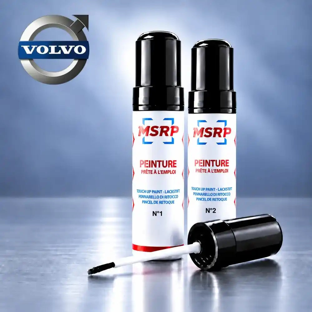 Stylos de retouche peinture double couche MSRP pour Volvo 453 Moonlight White Pearl