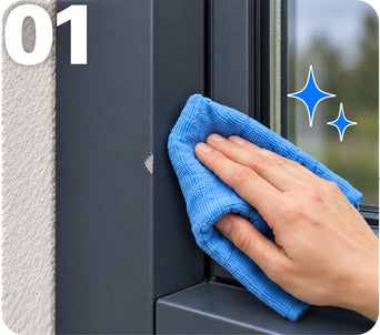 MSRP - Etape 1 retouche peinture sur une menuiserie  RAL