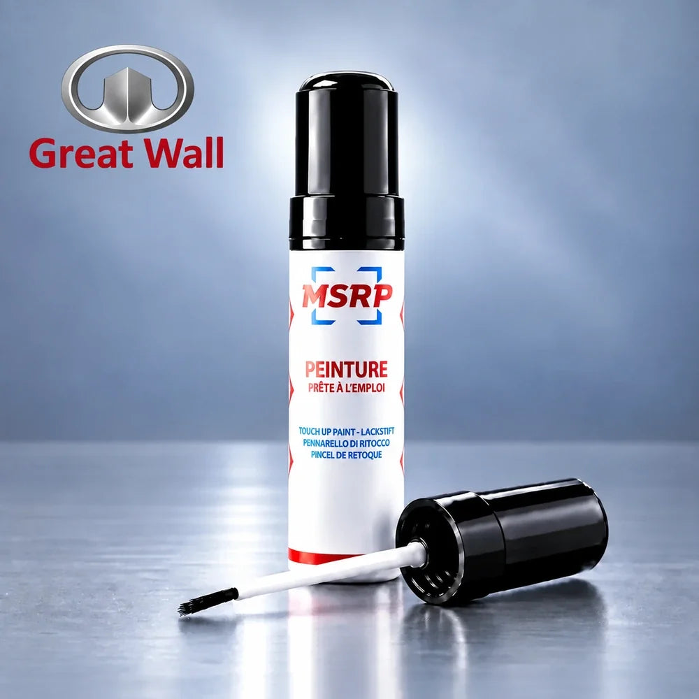 Stylo retouche peinture MSRP pour Great Wall 0904C Titanium White