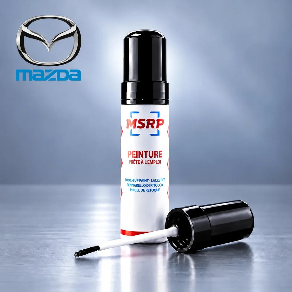 Stylo retouche peinture MSRP pour Mazda 41W Jet Black