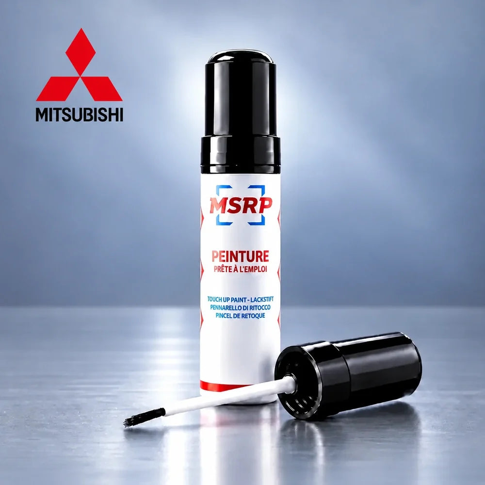 Stylo retouche peinture MSRP pour Mitsubishi W41 St. Moritz White