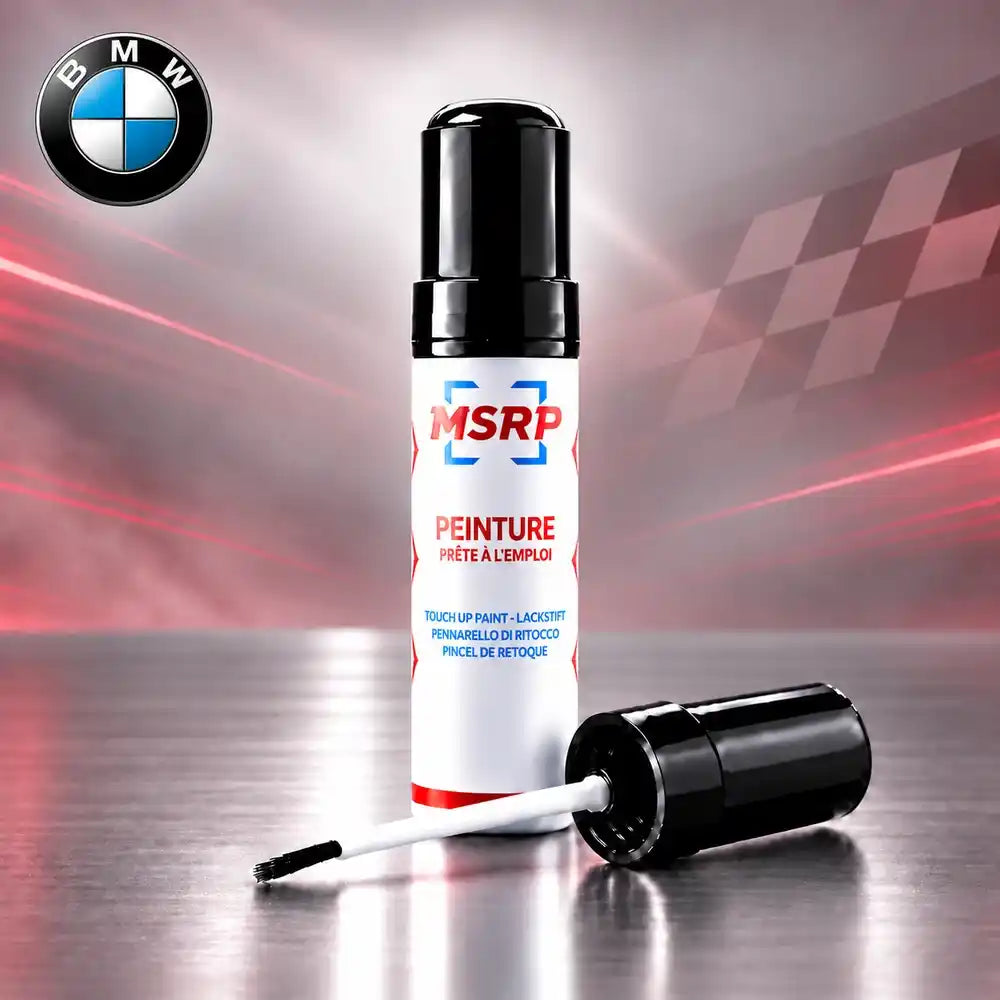Stylo retouche peinture MSRP pour moto BMW N07 Alpinweiss Iii