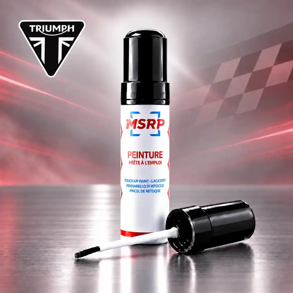 Stylo retouche peinture MSRP pour moto Triumph VA Cream