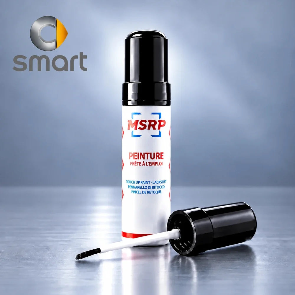 Stylo retouche peinture MSRP pour Smart EB1/03 Uni Schwarz