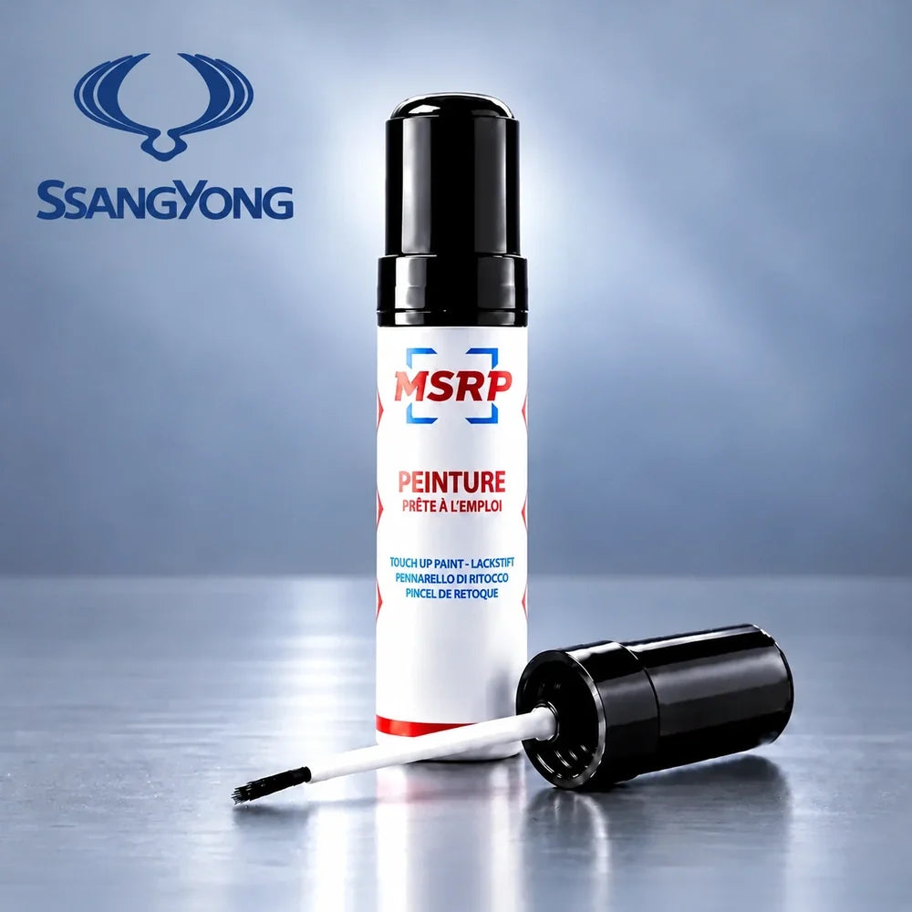 Stylo retouche peinture MSRP pour SsangYong ABG Iron Grey